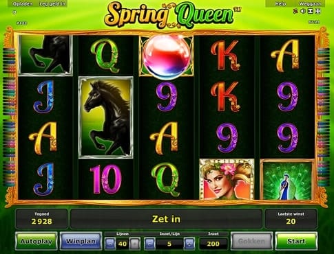 Выигрыш в автомате Queen of Spring